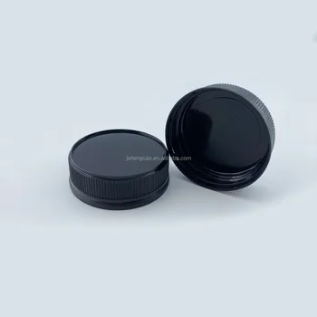 High Quality Ribbed Side Glossy Top 57mm Screw Cap Oil/ Medicine Bottle Tamper Evident Cap Pilfer Proof Cap Lid Closure Cover