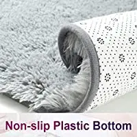 Necessary for Interior Decoration Luxury Shag Rug PV Plush Non-Slip Solid Color Floor Carpet for Bedroom factory