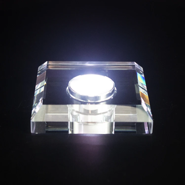 Cheap Square 3d Laser Crystal Figure 