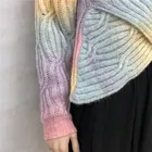 Custom Sweater 2021 New Arrivals Autumn Custom Sweater Pullover For Women Super Soft Gradient Pastel Pullover Jumper
