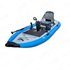 Fishing Pedal Kayak 335cm Inflatable Foot Pedal Drive Kayak Fishing SUP Canoe/Kayak With Pedal