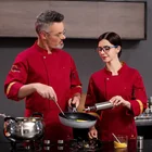 Jackets Custom Quality Fashion Black Clothing Chef Uniforms Jackets For Sale