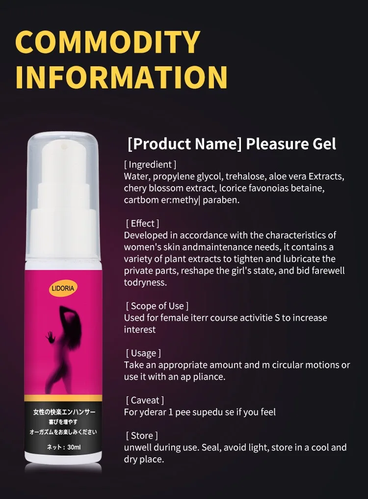 Best Sex Gel Vagina Stimulant Intense Female Pleasure Exciter Women