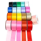 Satin Ribbon 3mm Satin Ribbon White Color 28mm Double Sided Satin Ribbon 25 Yards 2 Inches Satin Ribbon