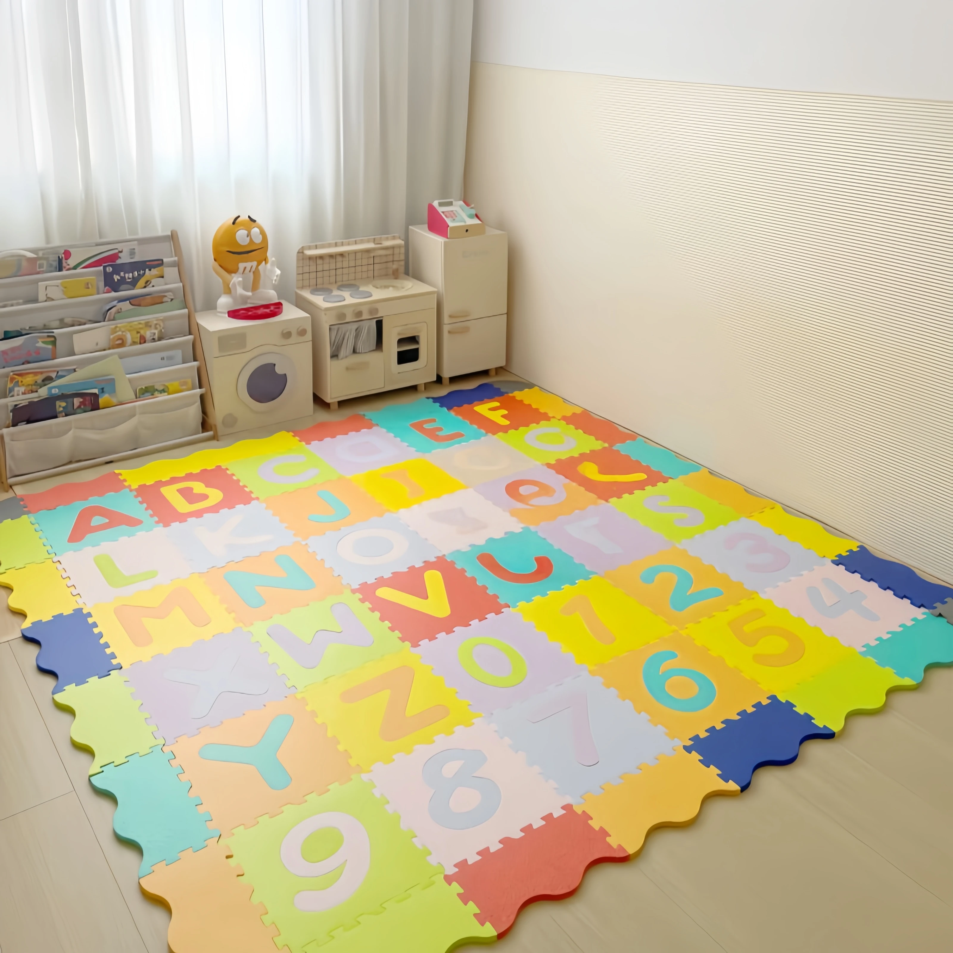 Hydefoam Customized Baby Play Mat Non slip Interlocking Mat Letter Educational Toddlers Eva Foam Children Puzzle Mat manufacture