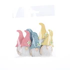 Easter Decoration Factory Felt Mini Easter Garden Gnomes Stickers Swedish Tomte Ornament Window Sticker Decoration