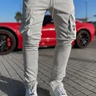 New Pants Gulidd New Arrival Autumn Elastic Waist Cargo Pants Long Trousers Reflective Casual Workout Pants