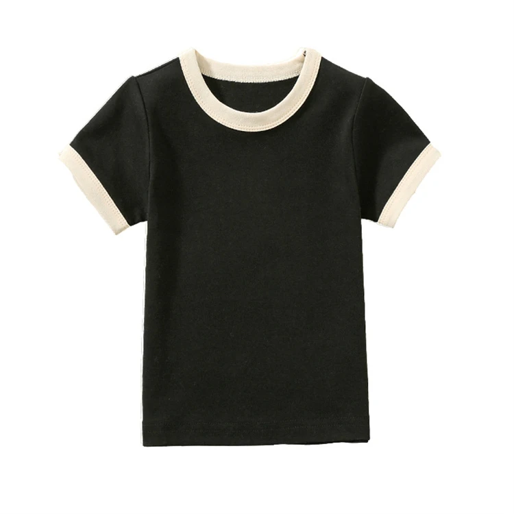 Ready To Ship Can Customized Kids Clothing Boys Cotton T Shirt For Kids With Printing