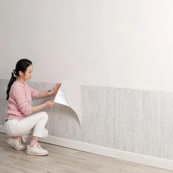 Self Adhesive 3D Wallpapers coating with decorative wall panels Peel and Stick Easy to DIY