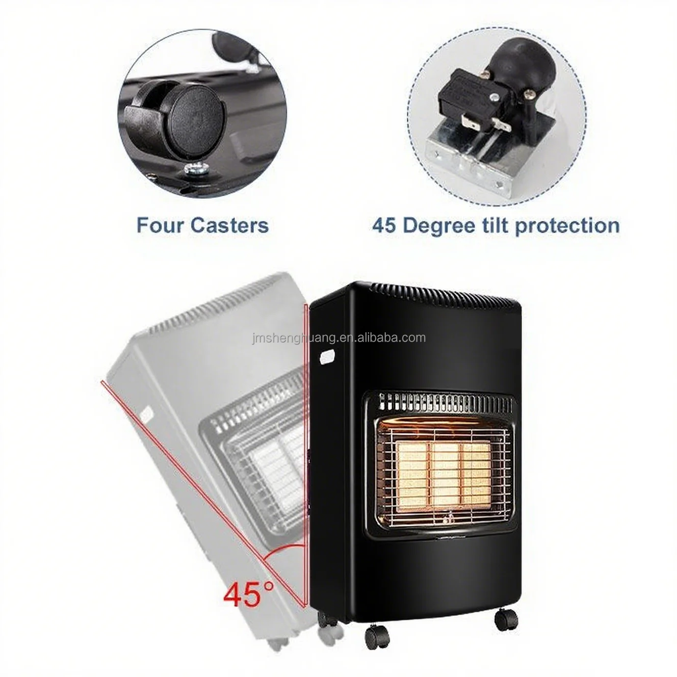 Gas Heater, Portable, Metal - detail 2