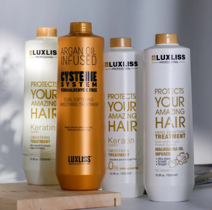 Luxliss Cysteine System Smoothing Treatment Curl Softening Redude Frizz 0%  Formaldehyde - Buy Cysteine Smoothing Treatment,Salon Professional Treatment ,Keratin Treatment Product on 