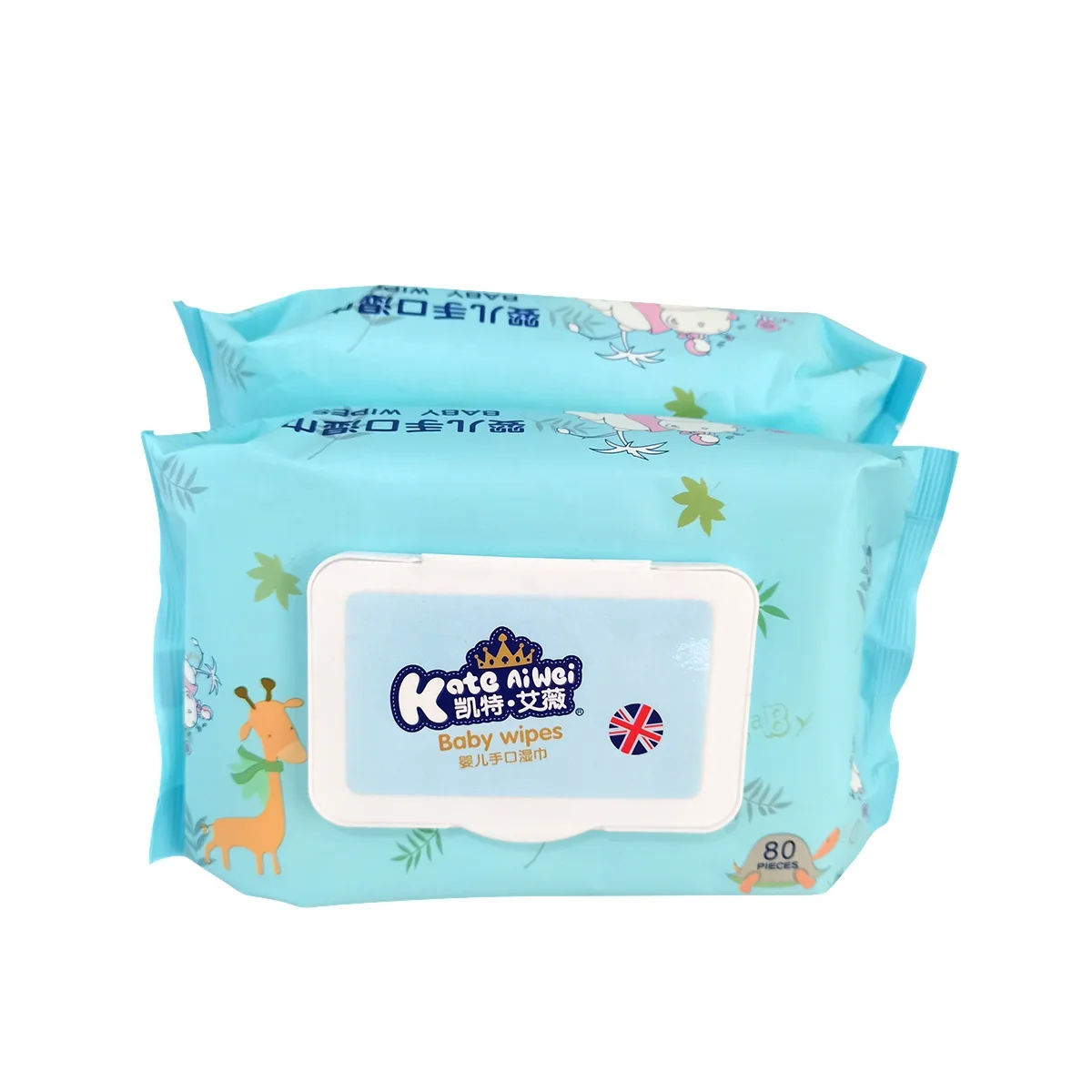 China Manufacturer soft non-woven fabric baby face cleaning wet tissue wipes unscented and sensitive baby wipes