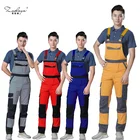 Workwear Zoulaya New Design Industrial Safety Workwear Bib Pants Uniform Work Overalls Cargo Pants For Men