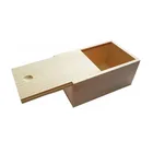 Solid Wood Solid Wood Retro Desktop Finishing Jewelry Storage Box Storage Box Cosmetics Compartment Wooden Box
