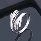Selling Ring Silver Selling High Quality Romantic Ring Fashion Adjustable Women's Gold And Silver Hug Ring