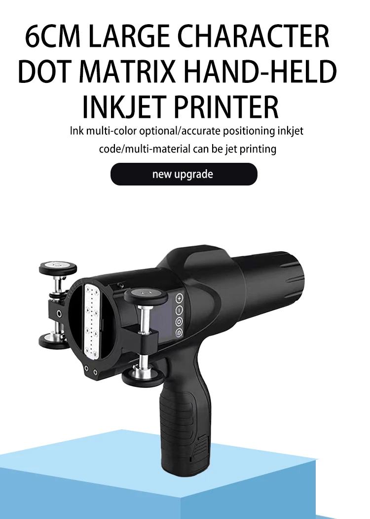 Portable 30-60mm Text Graph Expiry Date Form Large Character Ink-jet Printer