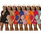 Rompers 2021 Stylish Ladies Casual Short Rompers Pocket Bodycon Summer Women Zipper Cargo Jumpsuit