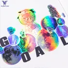 Adhesive Holographic Waterproof Logo Self Adhesive Printing Glossy Matte A4 A5 A6 Vinyl Custom Sticker Sheet Holographic