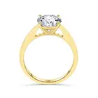 Ring Rings SKA Manufacturer Original Design 925 Silver Jewelry 18k Gold Plated Silver Moissanite Ring For Women