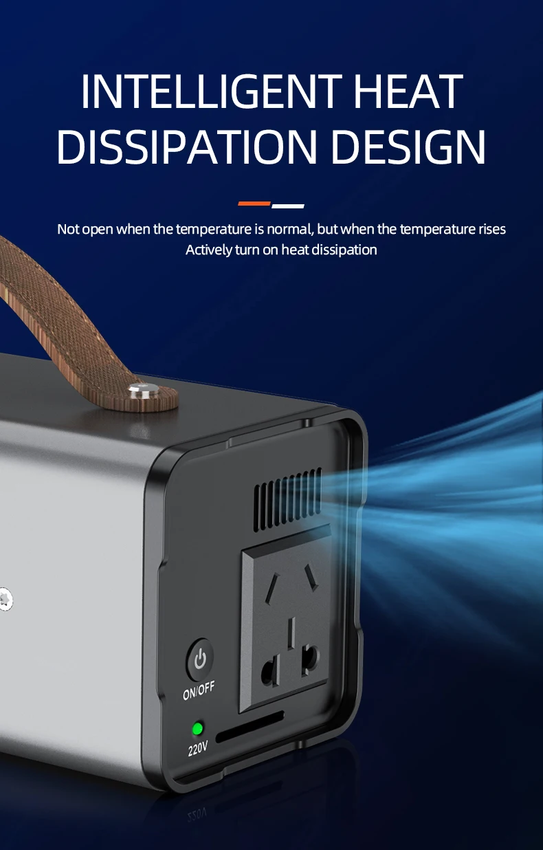 Sharmeal Wholesale 200W Portable Power Station with AC Solar Car Charger for Outdoor Activities