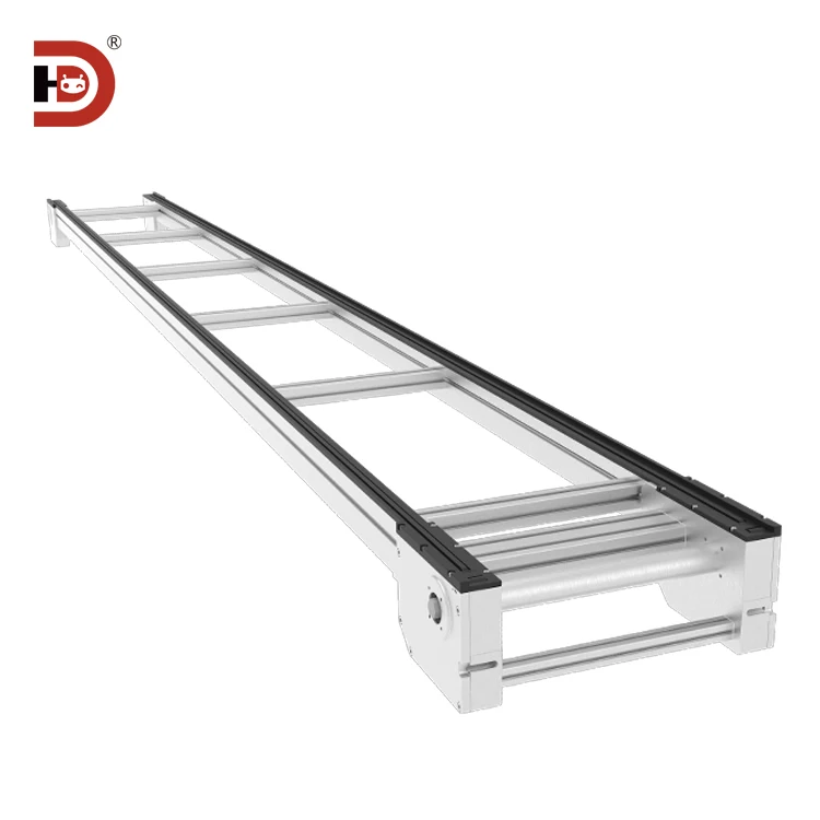 45105 2.5-speed Chain Extruded Aluminum Profile Pitch 25.4 Modular Conveyor Line BS25-C208A Aluminum Profile Track manufacture