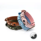 Collar Airtag Collar Hot Sells Airtag GPS Tracking Best Buckles Neckerchief Adjustable Cat Dog Leather Collar