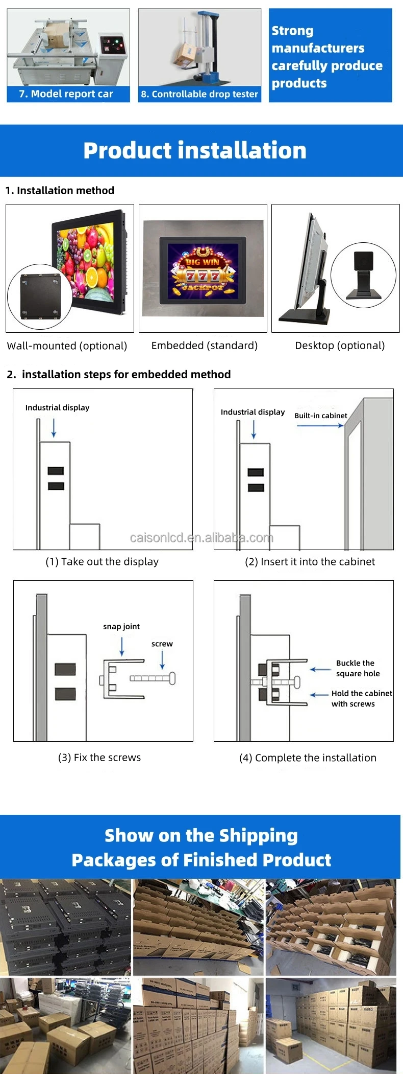 215 all aluminum industrial touch display android computer all in one machine intelligent outdoor wall mounted-9