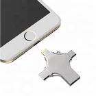 16gb Usb Flash Amazon Hot Sell 4GB 8GB 16GB 32G 4 In 1 OTG Usb Flash Drive 3.0 Usb Stick For Smart Mobile