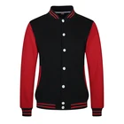 Jacket Wholesale Unisex Fashion Casual Pure Cotton Polyester Women/men Baseball Jacket