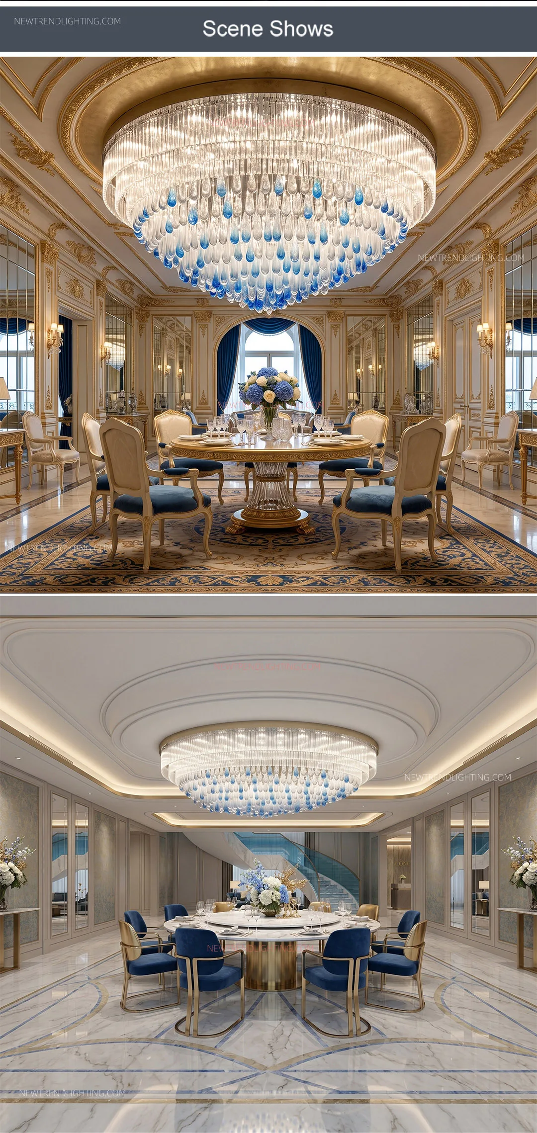 cpl 526 bespoke hospitality lighting solution oversized led ceiling chandelier for hotel lobby grand hall-5
