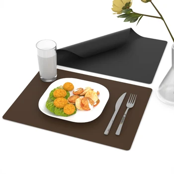 BPA Free Soft Placemat Silicone Mat Large Silicone Sheets for Crafts 11.8in*15.75in