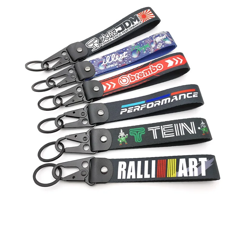 motorcycle keychain lanyard