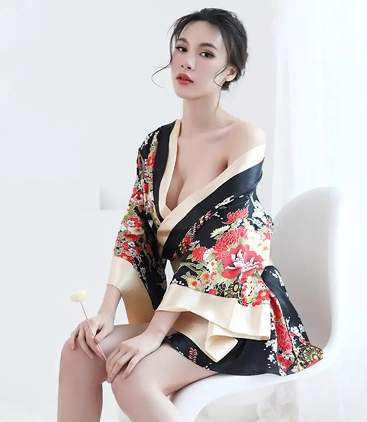 Sexy Lingerie Japanese Kimono Game Uniform Sexy Temptation Kimono