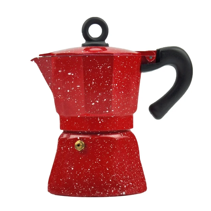 Cafetera De Café Expreso Moka,Diseño Moderno,Italiana,Roja,3 Tazas - Buy  Maceta Moka Cafetera Espresso,Maceta Moka 3 Taza,Maceta Moka Con  Vaporizador De Leche Product on Alibaba.com