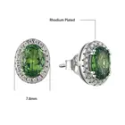 Fashion Indian Jewelry 2022 Female Fashion Custom Noble Emerald Indian Cubic Zircon Bridal Earrings Necklace Jewelry Set