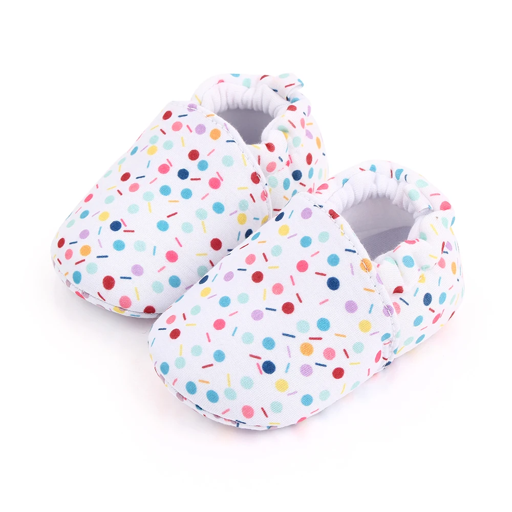 Spring and Autumn 0-1 Year Old Baby Cartoon Pattern Soft Sole Non-slip Toddler Cotton Shoes supplier