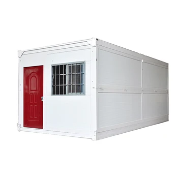 Low Cost Modular Prefabricated Portable Foldable Homes 20ft Office Folding Container House