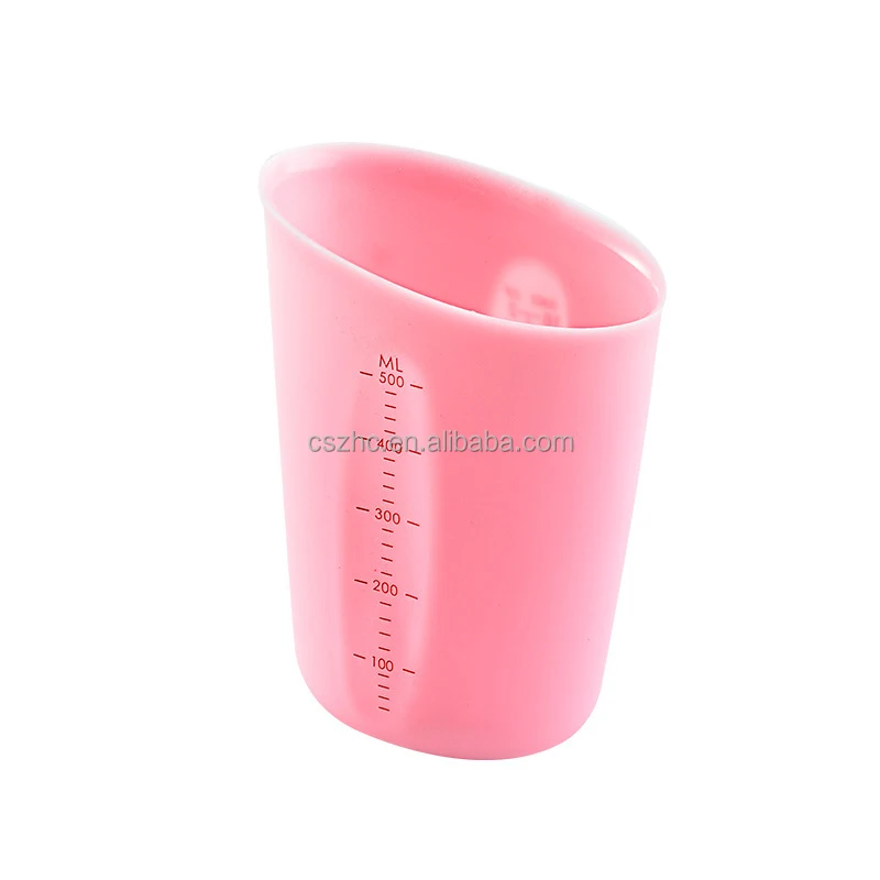 Heat Resistant 250ml (8oz) / 500ml (16oz) Epoxy Resin Silicone Measuring Cups Set with Standard & Metric Measurement Markings