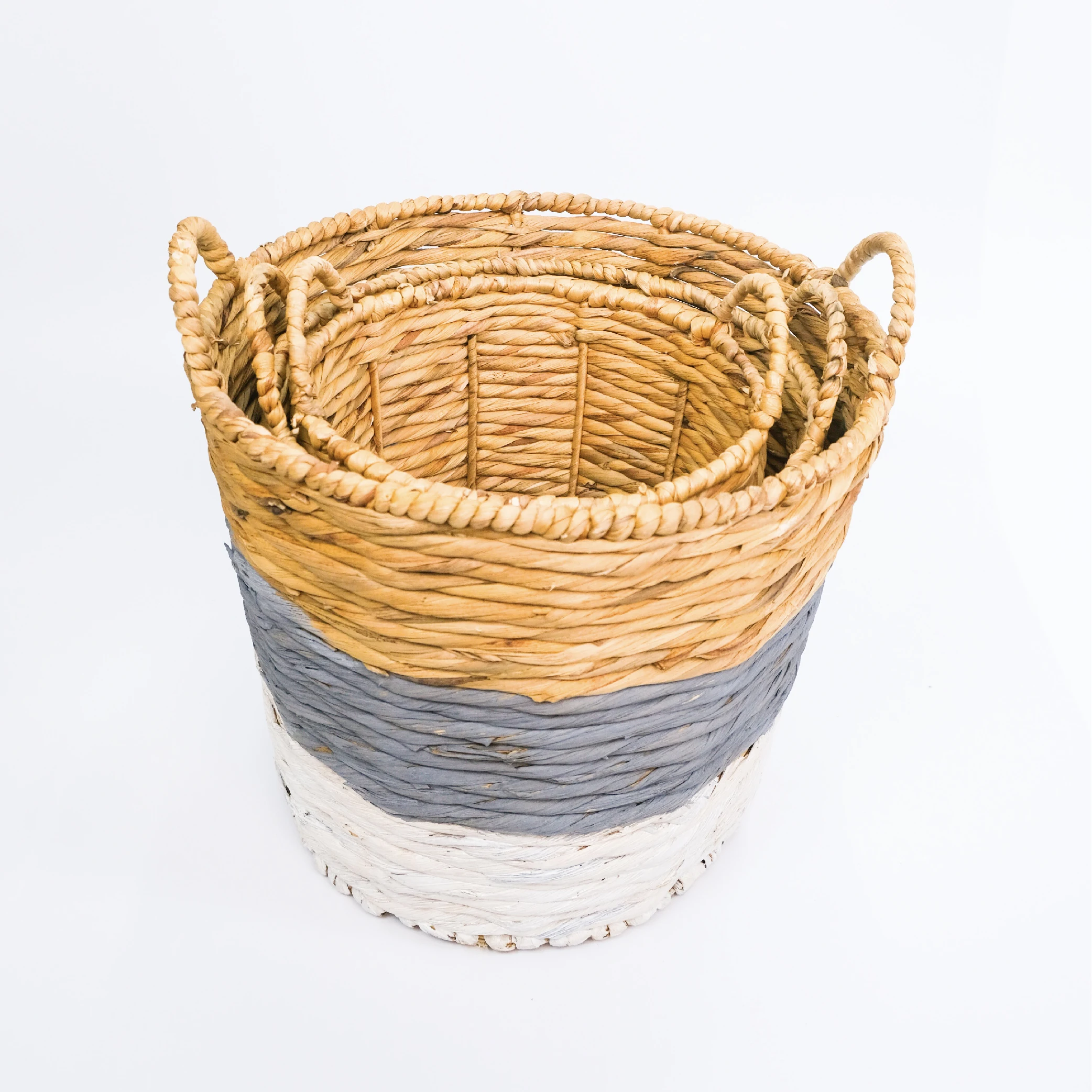 Macrame Decoration Large Seagrass Storage Basket Fast Delivery