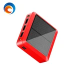 Bank Port 10000mah Portable Power Bank Charger 3 Usb Port Solar Power Bank Charger With LED Triple Usb Power Bank 10000mah