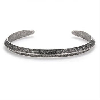 Fashion retro Viking style cuff bracelet bangle stainless steel Men and women bracelets casual fashion jewelry wholesale