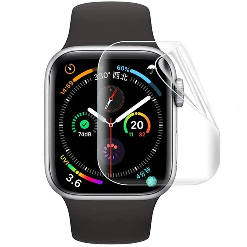 Screen Protector Film For Apple Watch 6 Se 5 4 40mm 44mm Clear Full  Protective Film Not Glass For Iwatch Series 3 2 1 38mm 42mm - Buy Screen  Protector Clear Full