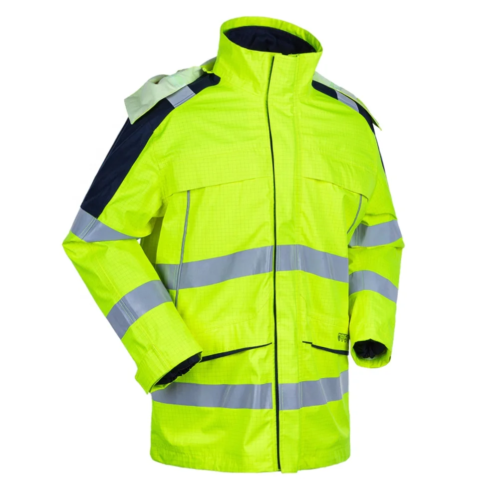 fr hi vis winter jacket