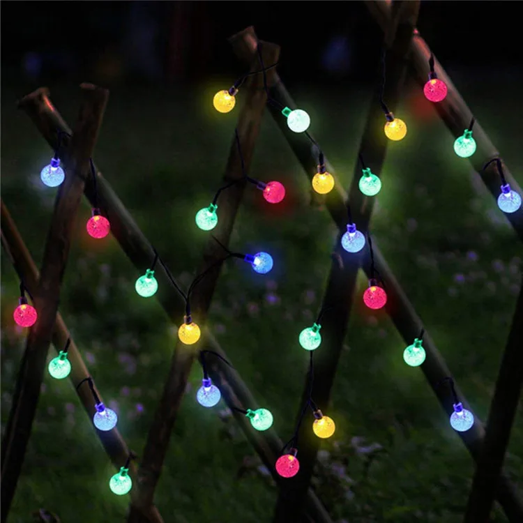 Mainstays 50Count Solar Powered Outdoor LED Mini String Lights, With