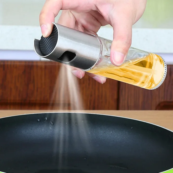 Chinagama New Kitchen Utensils Cooking Olive Oil Spray Oli Sprayer Bottle Stainless Steel Oil bottle