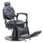 Salon Furniture Antique Massage Barber Chair Durable Portable Pink Synthetic Leather Salon Furniture For Sale
