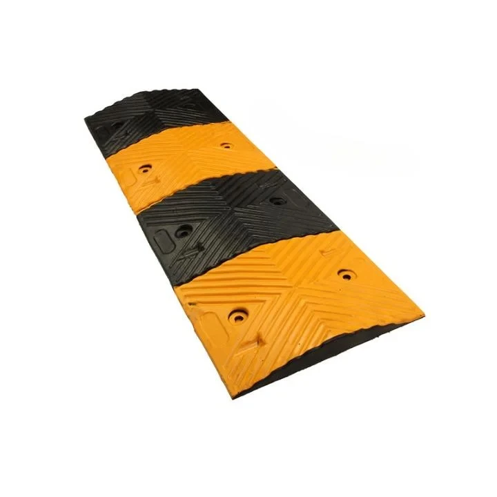 Wholesale Price Yellow and Black Road Rubber Speed Bumps