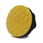 Applicator Tire Waxing Applicator Hand Held Hex Grip Applicator Car Tire Waxing Sponge Foam Pad