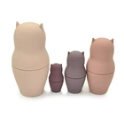 Toy Hot-Selling Products To Help Babies' Intellectual Development 100% Food Grade Silicone Teether Educational Toy