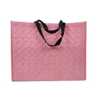Tote Tote Bag Wholesale Reusable High-end Denim Pattern Coated Non-woven Fabric Gift Shopping Tote Bag
